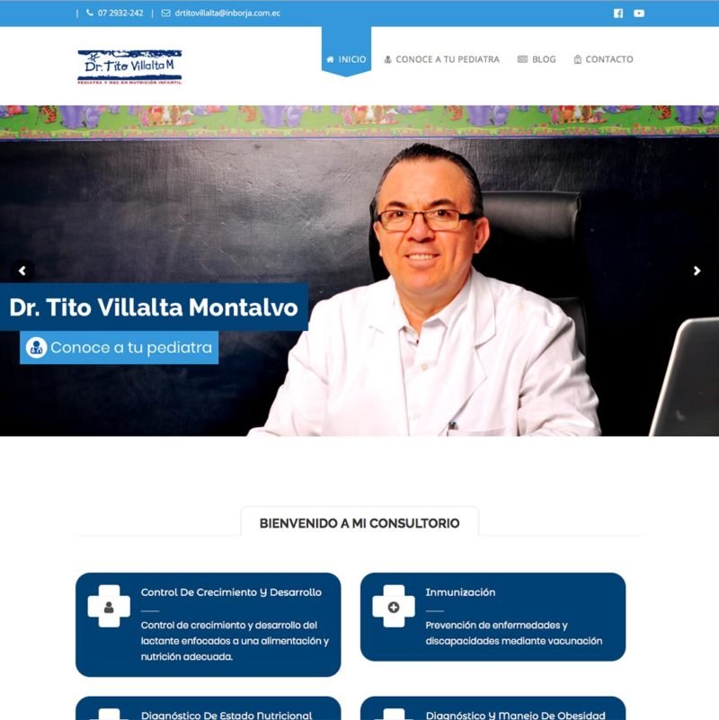 Página Web – Dr. Tito Villalta